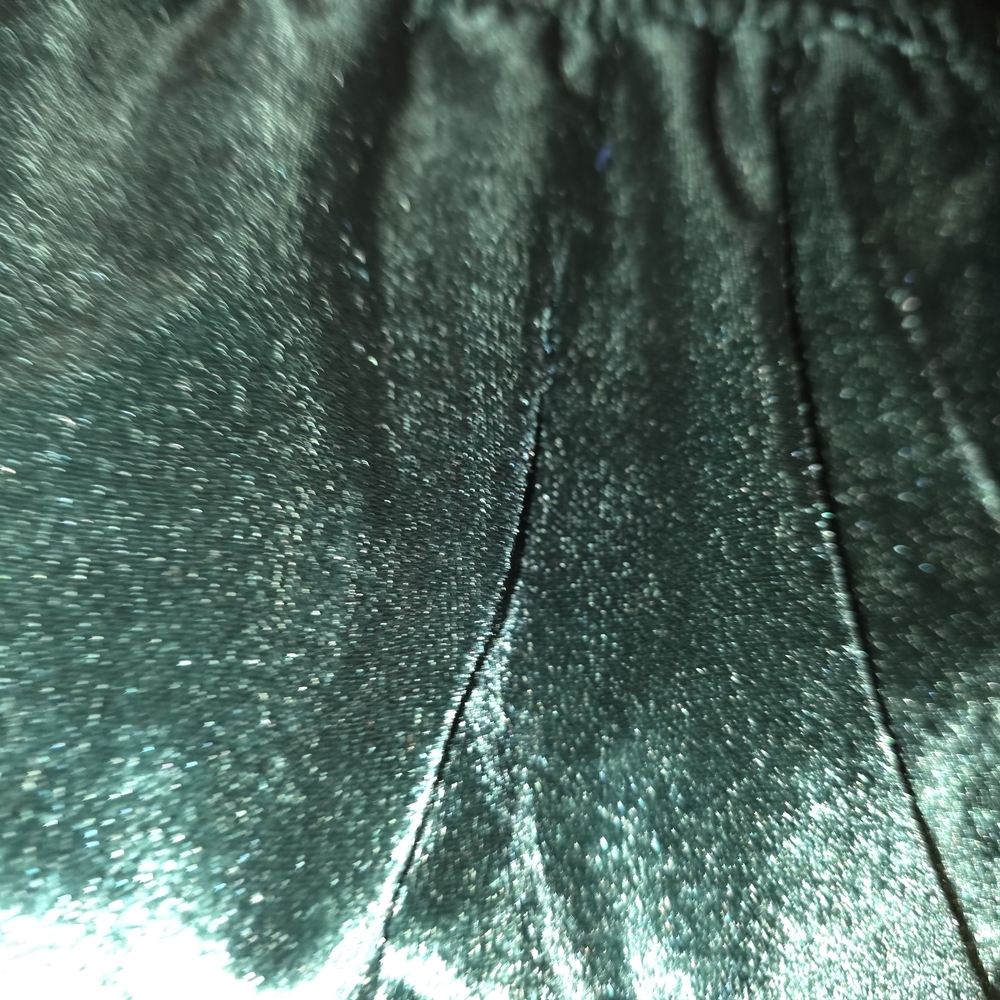 French‎ Connection Emerald Velvet Mini Dress XL Dark Romantic Whimsigoth Gothic - Picture 6 of 11